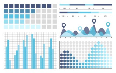 Infographics iş kavramlarını görsel biçimde