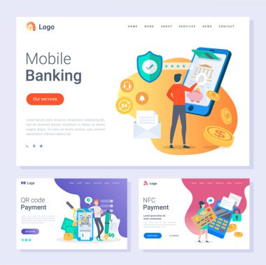 Mobil Bankacılık Nfc ödeme ve Qr kodları tarama