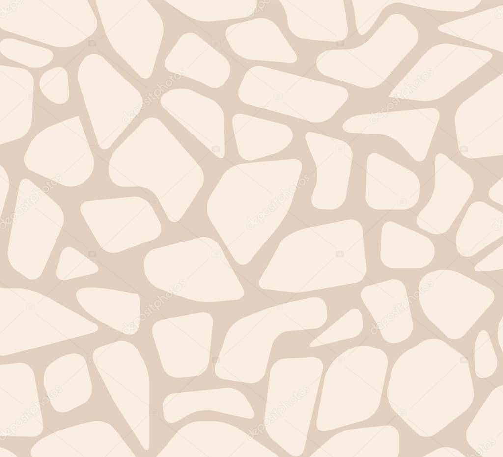 Paved Tile Stone Pavement Surface Seamless Pattern