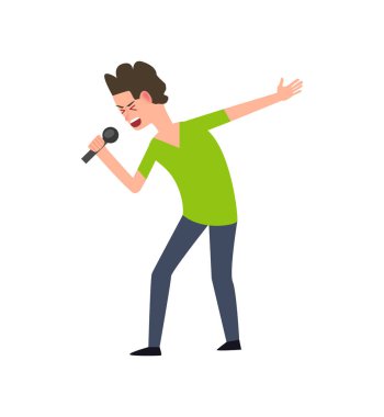 İnsan karakteri şarkı şarkı, Solo Sanatçı vektör