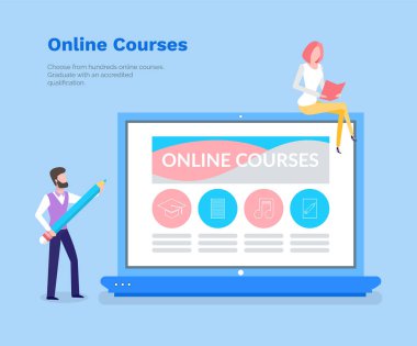 Dizüstü Pc yardımı ile eğitim online kurslar