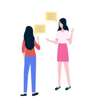 Kadınlar konuşmak, sohbet bulutlar ile kadın girişimciler