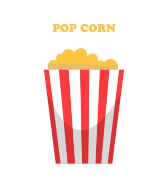 Pop Corn mısır tohumu lezzet simgesi ile hazırlanan