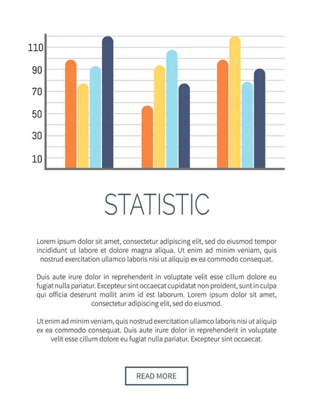 Infographie Comparaison des résultats des données avec les échelles — Image vectorielle