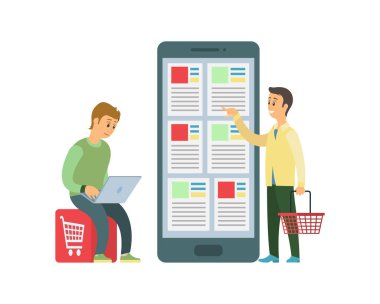Alışveriş erkekler insanlar, Internet üzerinden Online sipariş
