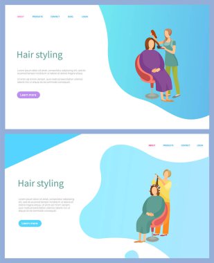 Saç düzleştirme ve kıvrık Hizmetleri, Styling