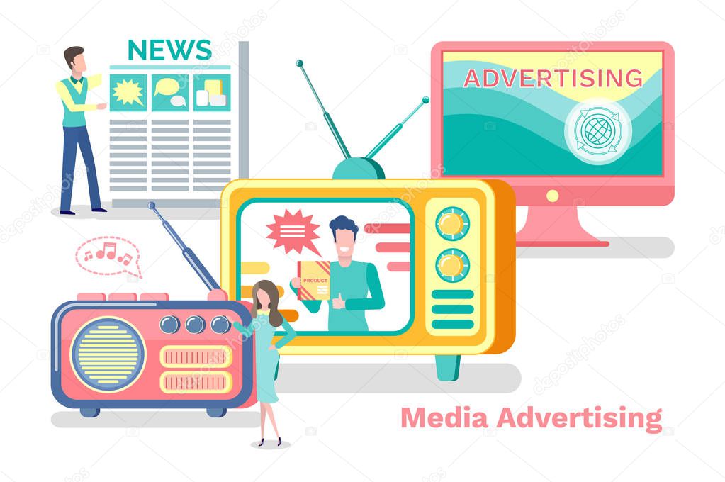 Media Advertisement, Sources of News Coming Set