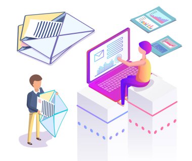 Dijital pazarlama ve Internet iletilerine, iş