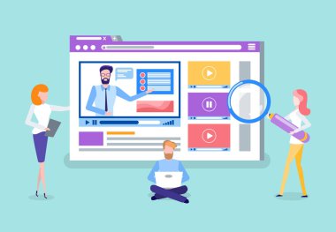 Online Kurslar Video Web sitesi, Web sayfa analizi