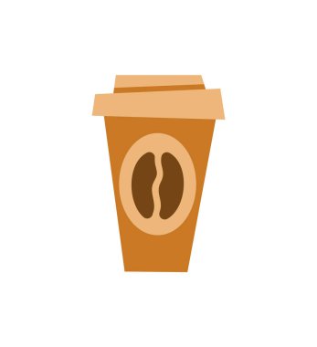 Plastik kap içinde dökülür kahve içecek alın