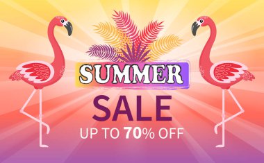 Yaz satış teklifi indirim yüzde 70'e kadar