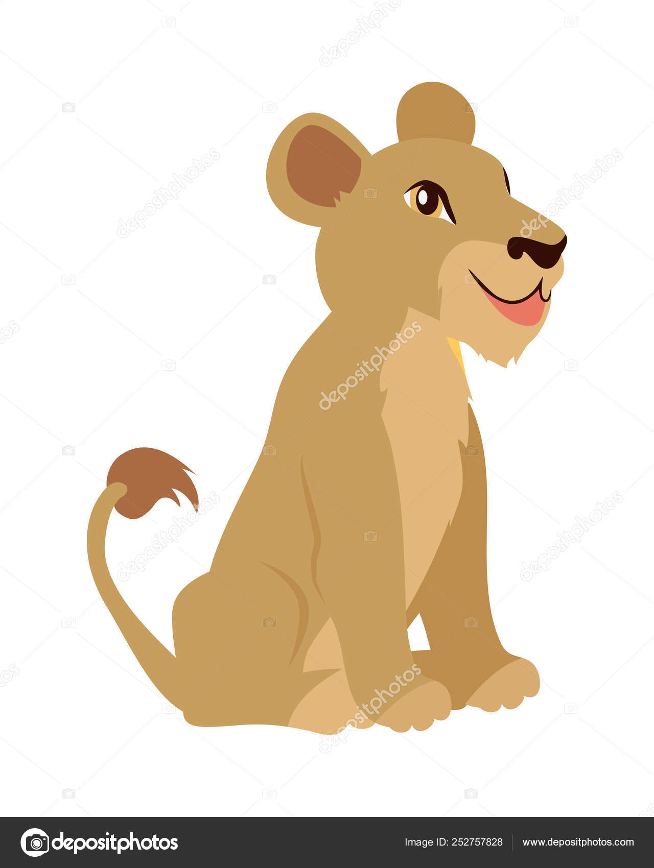 Lioness or Lion Cub Cartoon Icon in Flat Design Stock Vector Image by ©robuart #252757828 Lioness or Lion Cub Cartoon Icon in Flat Design Stock Vector Image by ©robuart #252757828