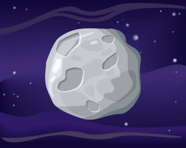 Alan arka plan gezegeni Neptün