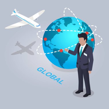 Küresel elektronik ticaret ve Işadamı daire