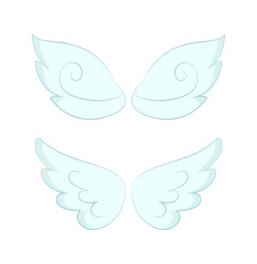 Beyaz tüyler Izole nesne melek Wings