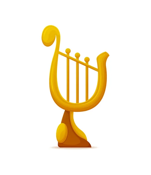 Golden Lira Award, Trophée avec Vecteur à cordes — Image vectorielle
