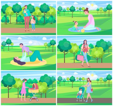 Anne ve bebek birlikte vakit, Park ayarla