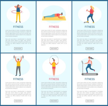 Spor salonunda Insanların Fitness faaliyetleri, Web sitesi seti