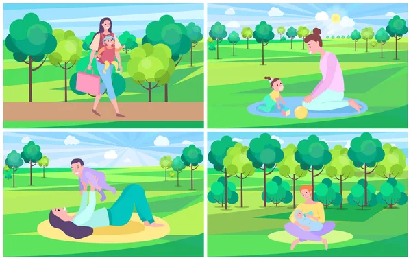 Doğa çocuk anne, Anne besleme bebek