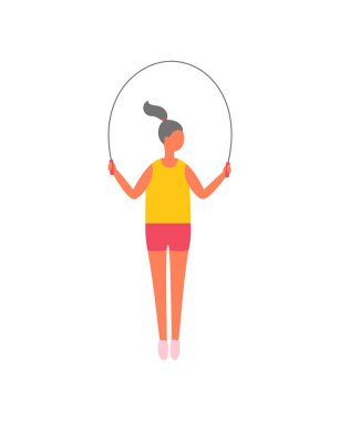 Atlama Ip Çalışma Kadın Eğitim Fitness