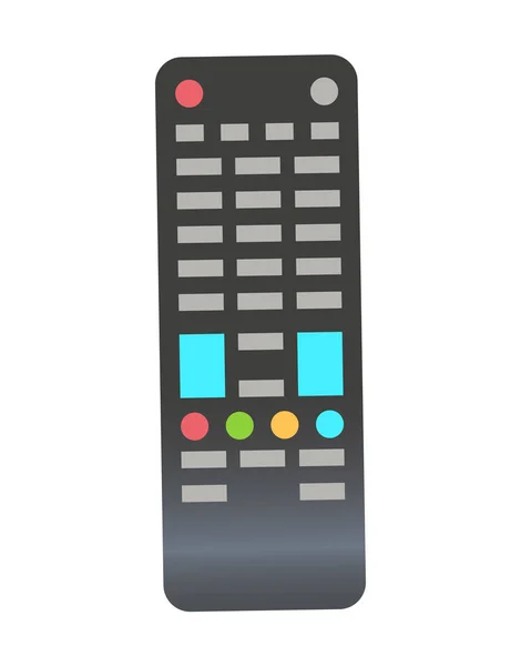 Remote Control for Television Isolated Icon Vector — Stock Vector