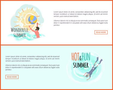 Harika Yaz Su Polosu ve Dalgıç Ağı