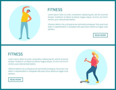Fitness ve Spor Egzersiz Web Sayfası Şablonları