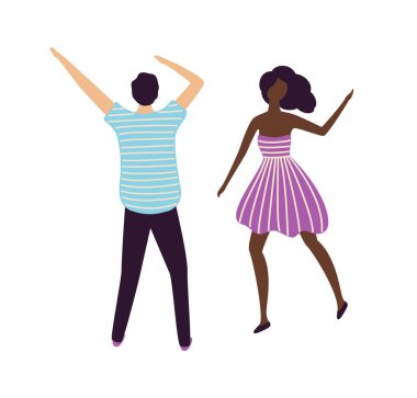 Gece Kulübü, Clubbers Disco Dancer İnsanlar Dancing
