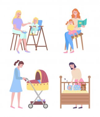 Anne ve Çocuk, Beşik ve Bebek, Hikaye Zamanı