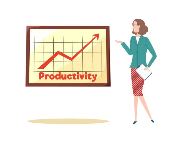 Strategi för produktivitet och framgångsrik prestation — Stock vektor