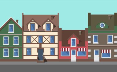 Old Town Cityscape, Skyline Street Bina ile