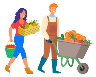 Çiftçiler Birlikte Çalışıyor, Çiftçilik İnsanlar Hasat