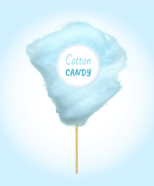 Кэнди из голубого хлопка с черничным вкусом
