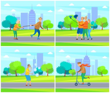 Eski karısı kıdemli erkek kadın ile emekli Rolling