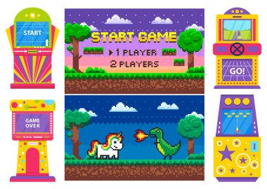 Piksel Oyun Seti, Kahramanlar Düellosu, Makine Vektörü