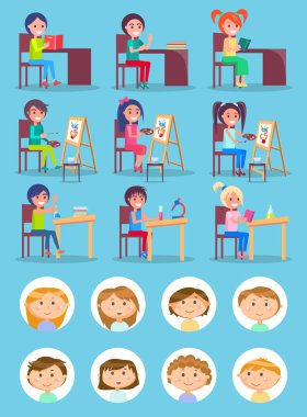 Okul Çocukları, Sanat ve Kimya veya Lierature