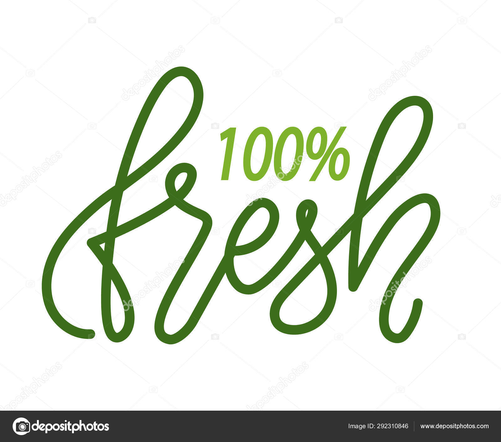 Absolutely Fresh Isolated Logo Vector High Quality Stock Vector Image