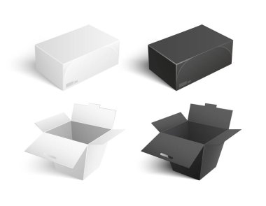 Containers Vector Icons Boxes Packages Templates vector