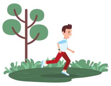 Yeşil Park, Ağaç ve Çim Izole Çalışan Boy