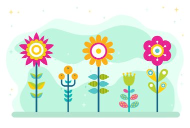 Çiçek çiçekleri, İlkbahar ve Yaz Çiçekleri