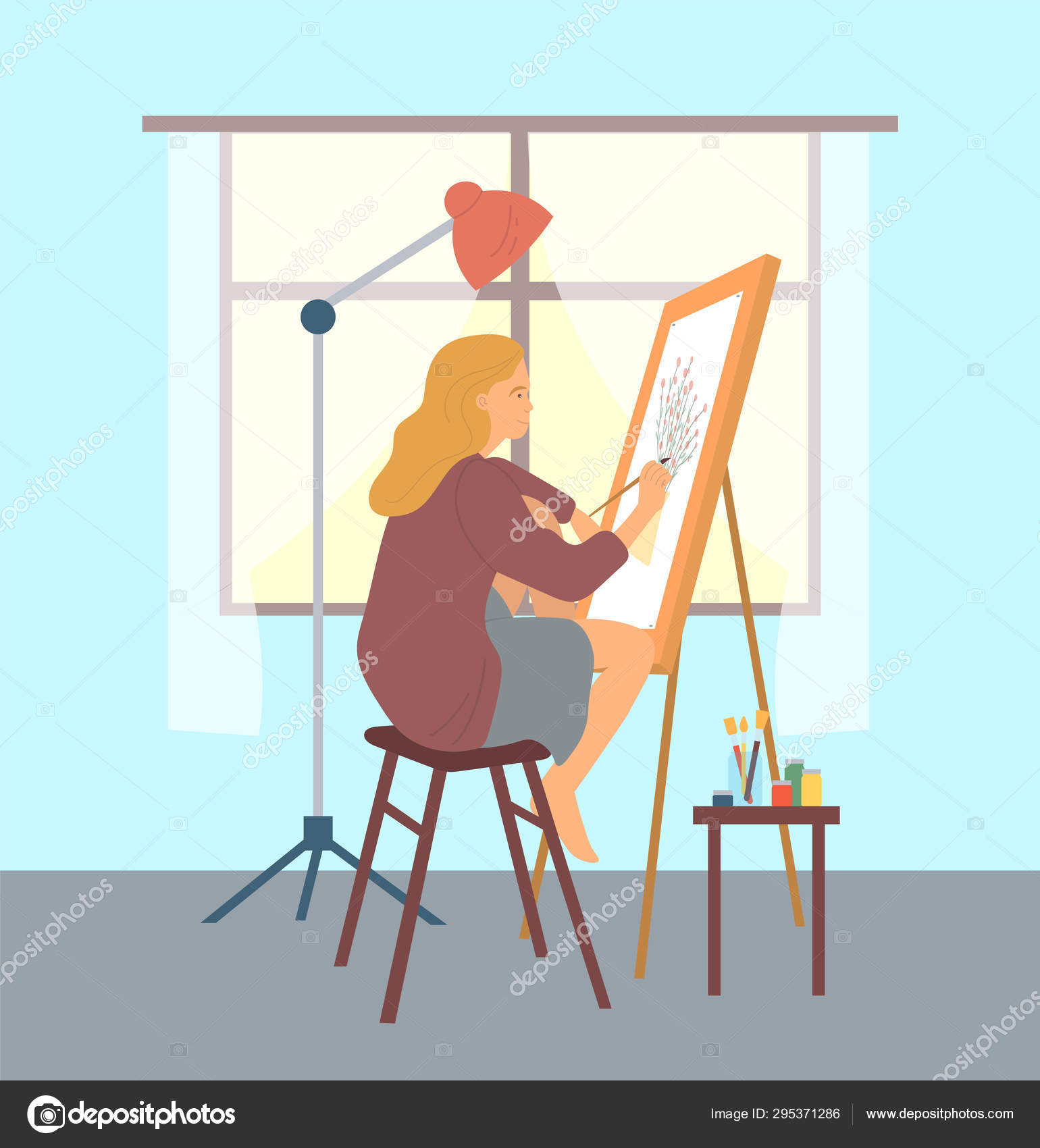 Как изобразить художника. Как изобразить художника. Живопись мольберт. Векторный художник. Как изобразить художника.