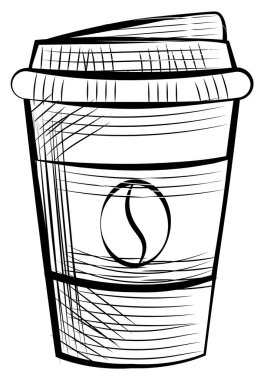 Espresso ve Latte için Tek Renkli Tek Kullanımlık Kupa