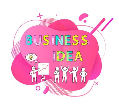 Toplantı Düşüncesiyle İş Fikri Sunucusu