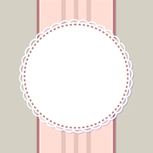 Pastel kleur zachte posters met ronde frames — Stockvector