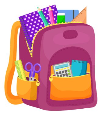 Renkli Okul Sırt Çantası Okula Dönüş