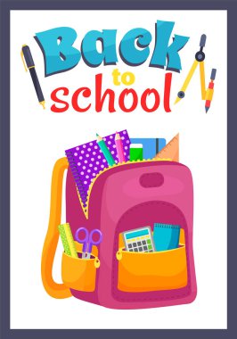 Renkli Okul Sırt Çantası Okula Dönüş