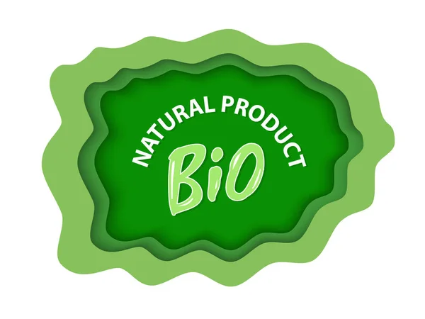 Logotypes alimentaires naturels avec des feuilles de plantes Flore — Image vectorielle