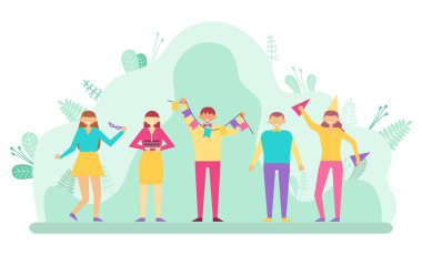 Doğum Günü Partisi Tatil Etkinliği Kutlayanlar