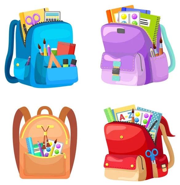 Renkli Okul Sırt Çantası Okula Dönüş