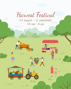 Hasat Festivali Kartpostalı, Gıda Vektör Fuarı